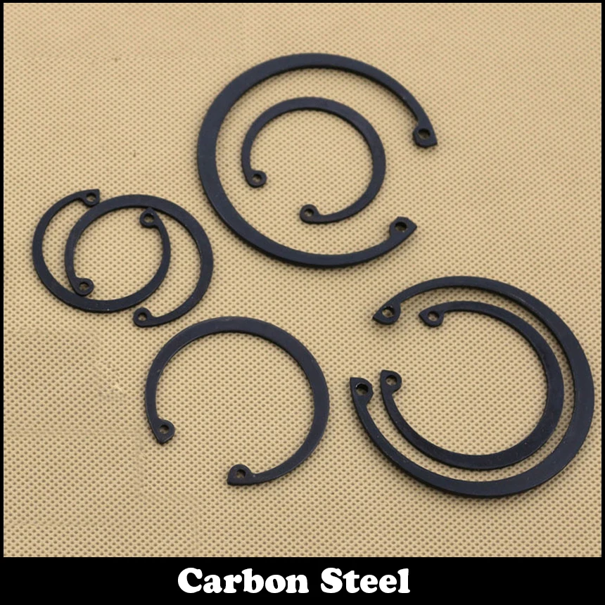 M14 M15 M16 Carbon Steel Mn65 Spring Washer DIN472 C Type Snap Retaining Ring For 14mm 15mm 16mm Inside Internal Shaft Circlip