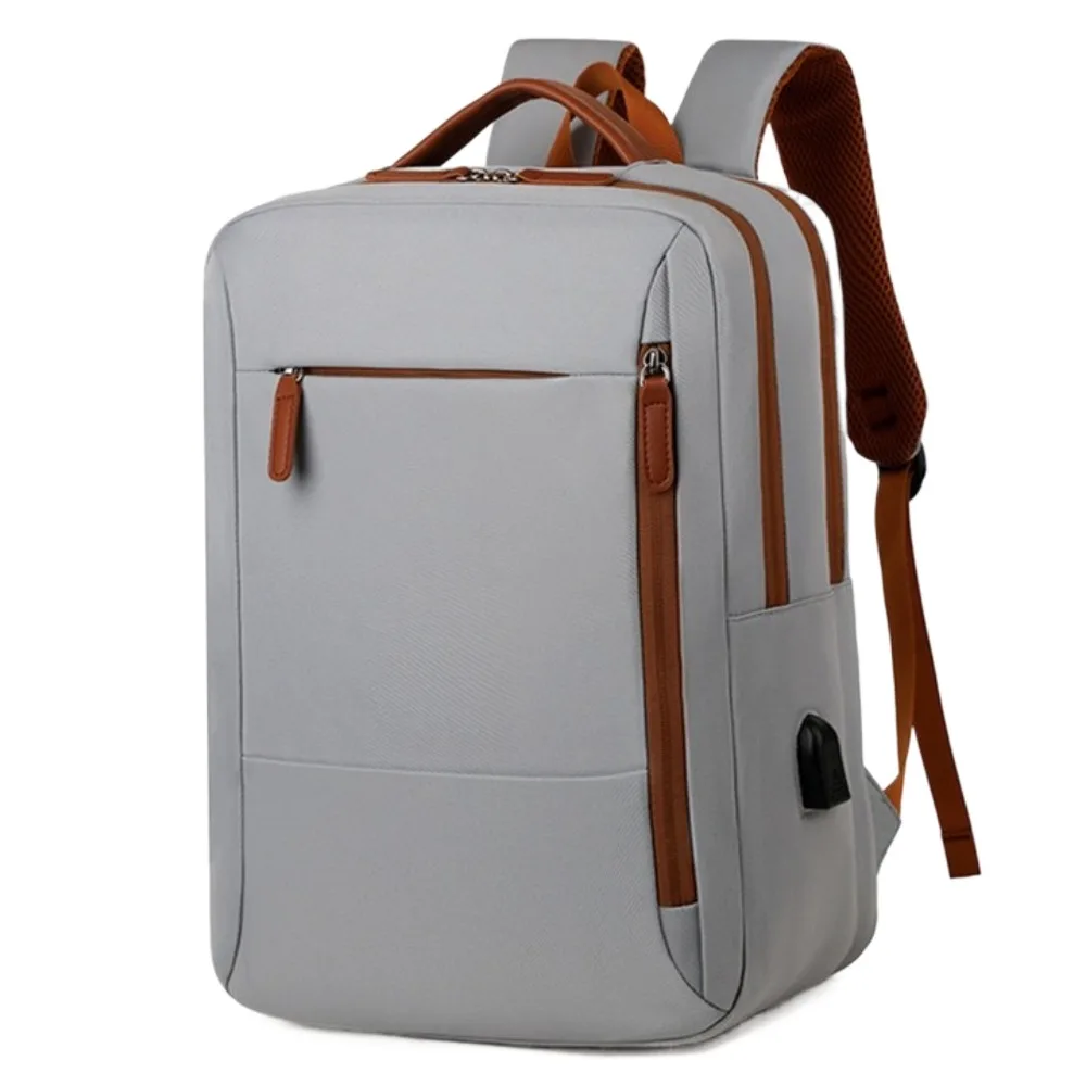 Fashion Oxford Laptop Backpack Large Capacity Multi-layer Student School Bag Wear-resistant Leisure Business Backpack Men