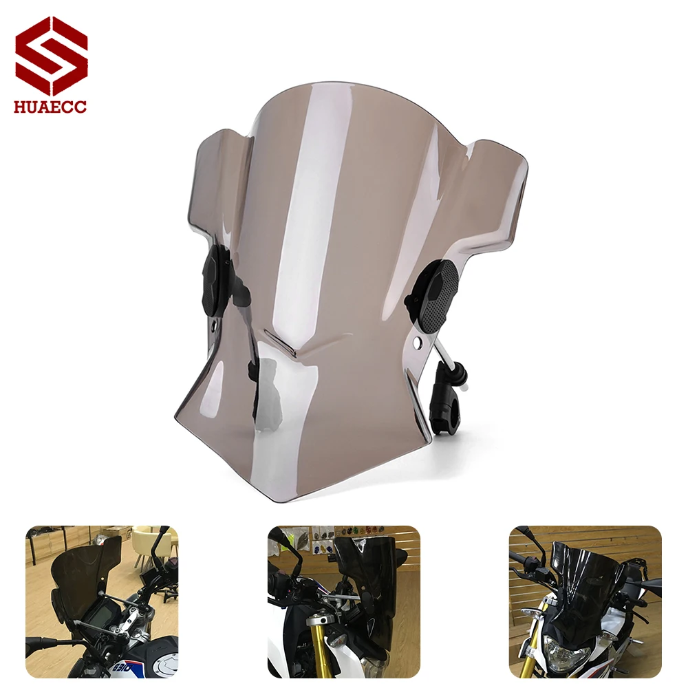 Motorcycle Windshield Windscreen for Ducati Diavel Hypermotard 1100S 1100 Monster 1100 1200 1200S 696  821 Streetfighter S