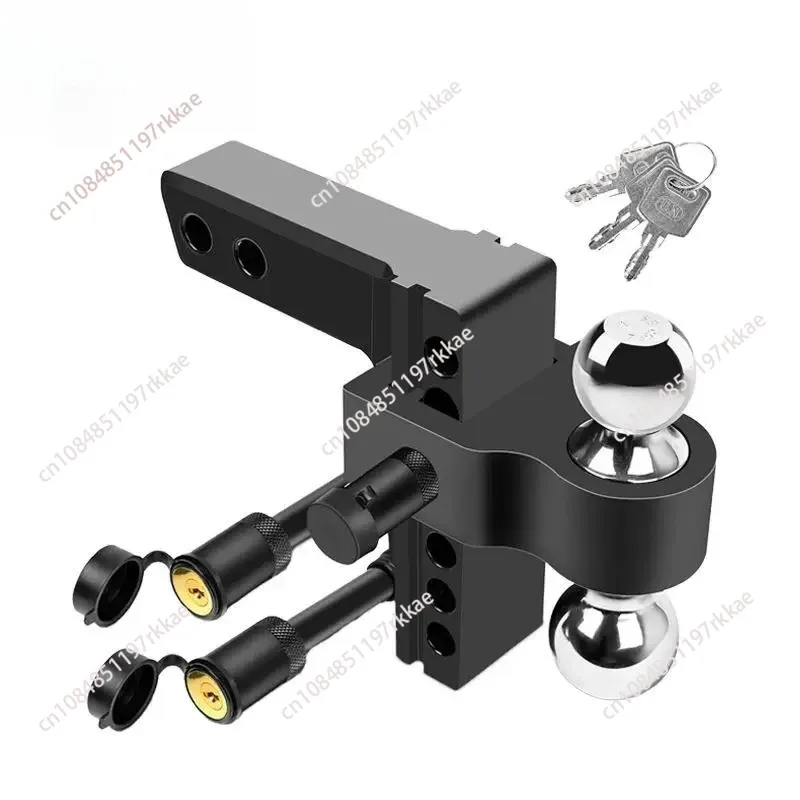 

Strong tensile force, adjustable aluminum alloy trailer arm 6 inches with latch, double-ended trailer trailer arm