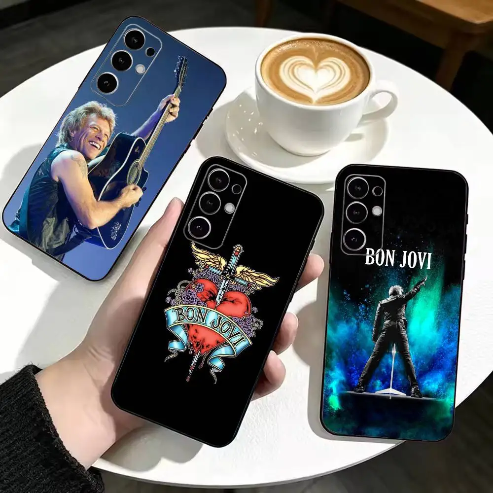 Rock band B-Bon J-Jovi  Soft Silicone Case For Samsung S20 S21 S22 S23 S24 S25 S26 Ultra Plus Lite S24 FE Fundas