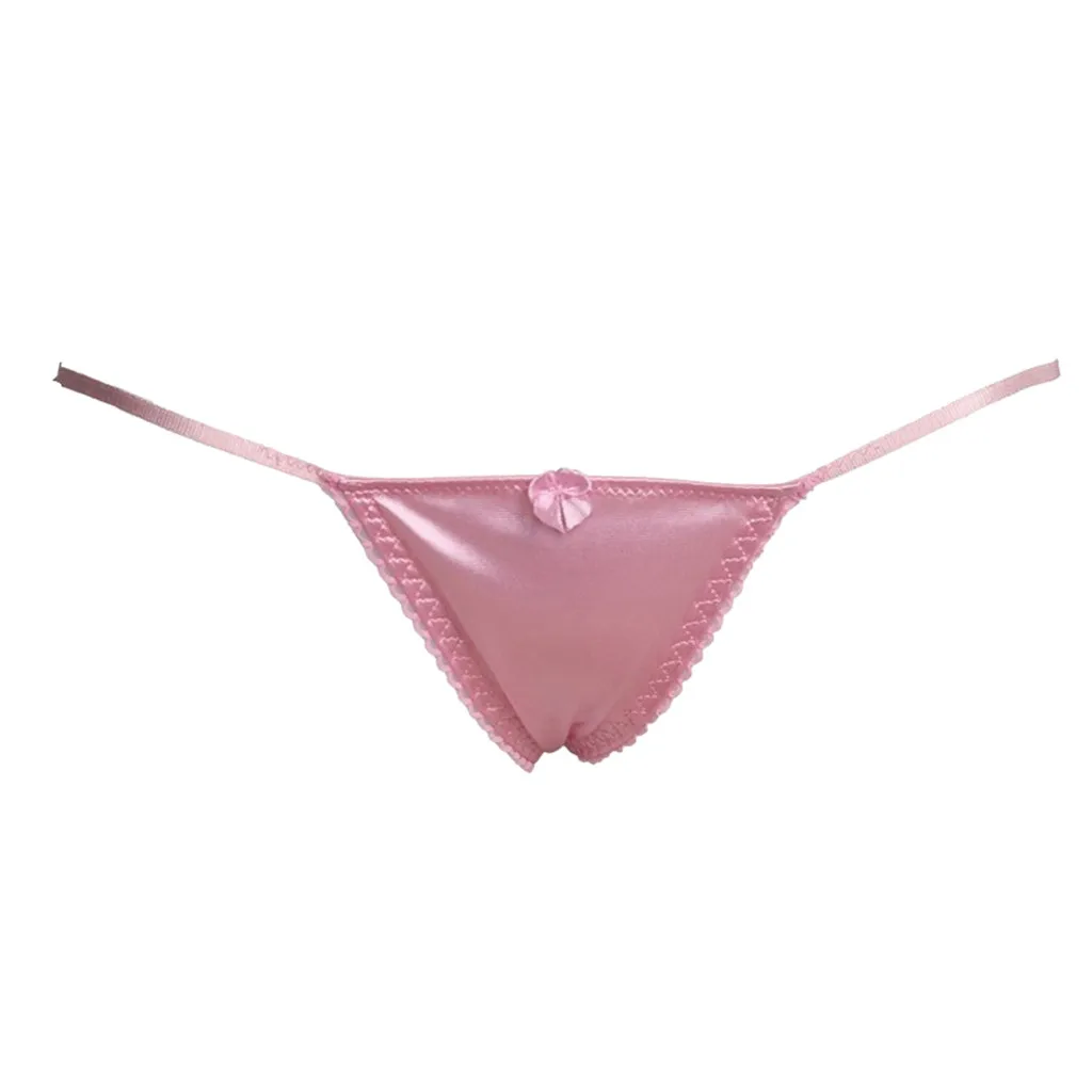 Sexy Low Waist Temptation Panties Women Underwear Bowknot Sexy Thong Briefs Lingerie Female Underpants Gstring Temptation T-back