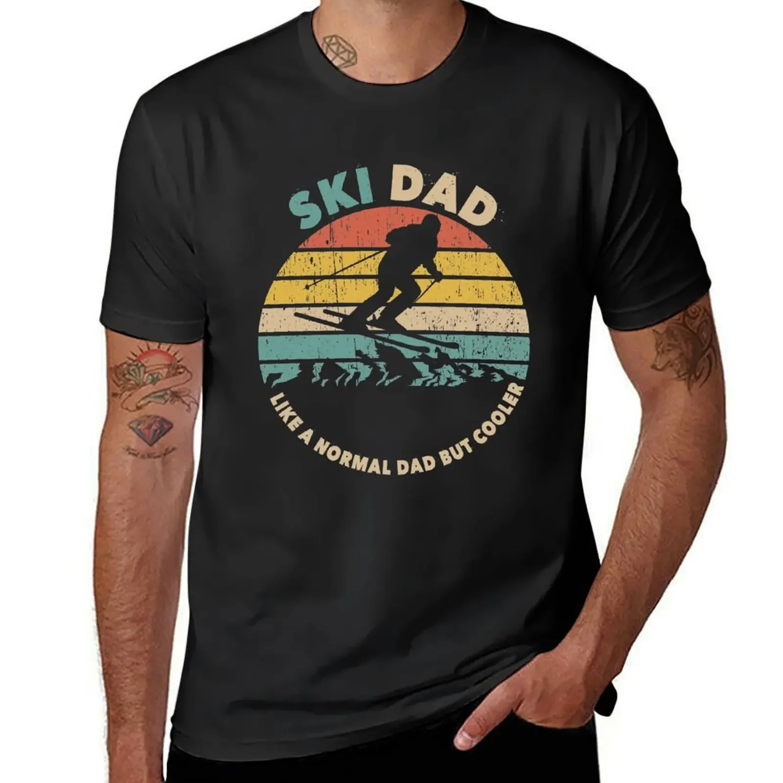 

Ski Dad Retro Vintage T-Shirt designer shirts cute tops custom shirt shirts men