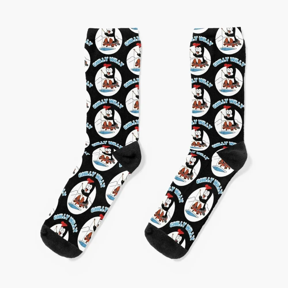 Chilly Willy T-ShirtChilly willy V.2 Socks Climbing Christmas valentine gift ideas Wholesale Socks For Man Women's