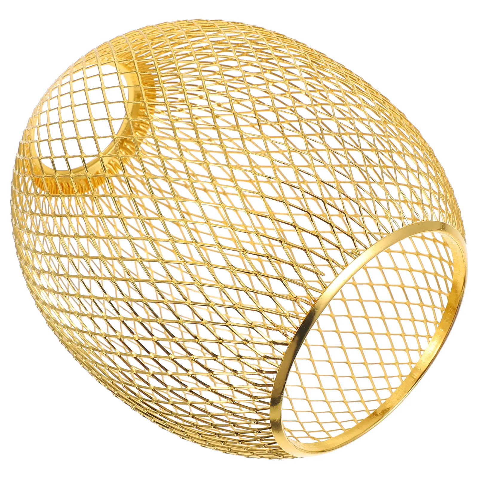 

Металлический абажур-барабан из проволоки, полый, для потолочного светильника, в современном винтажном стиле, для гостиной и спальни, декоративный