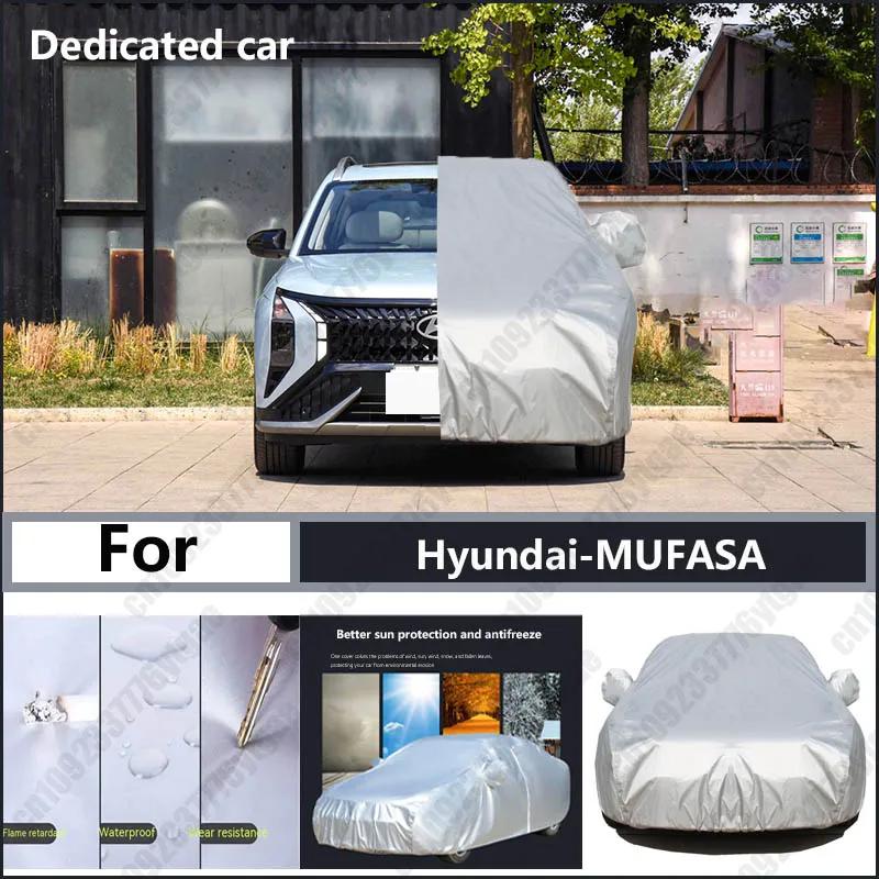 

For Hyundai-MUFASA Oxford cloth car cover for sun protection, rain resistance, and all season special car dust cover