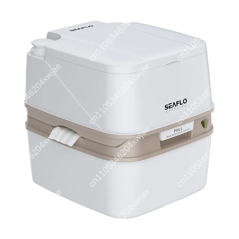 Portable Travel Toilet Large Capacity Plastic Commode For Outdoor Camping Car Emergency Boat RV