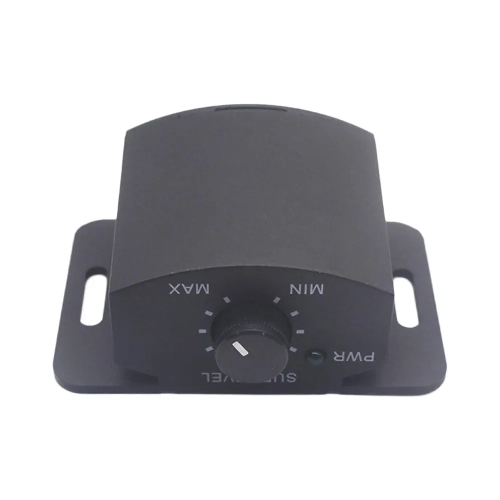 Audio Level Adjuster Car AMP Bass Remote Wear Resistant Material Anti-Aging Performance For In-Car Sound Adjustment