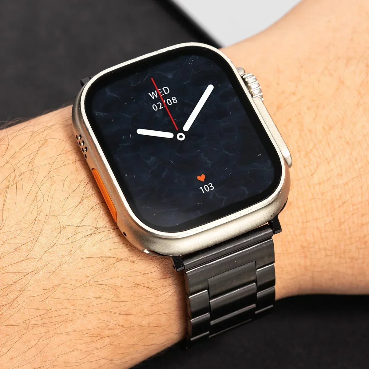 Edelstahlband für Apple Watch Armband 49 mm 46 44 mm 40 mm 42 mm 38 mm 41 mm Armband Armband iWatch 11 10 SE 9 86 7 Ultra 8 45