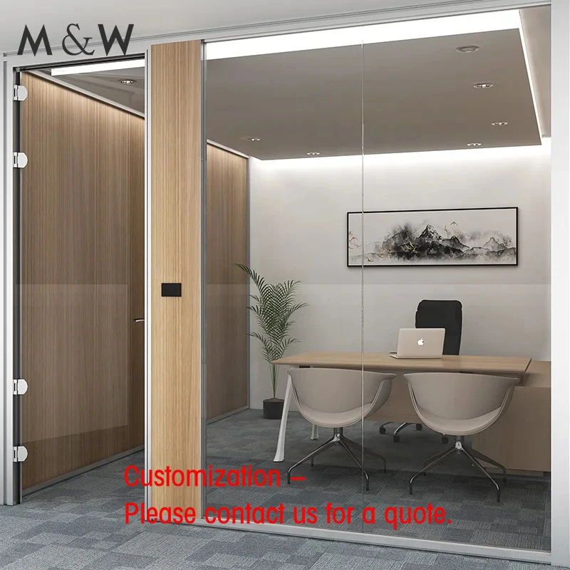 custom.New Product Soundproof Price Soundproof Partition Office Design Partition Glass Partition Wall