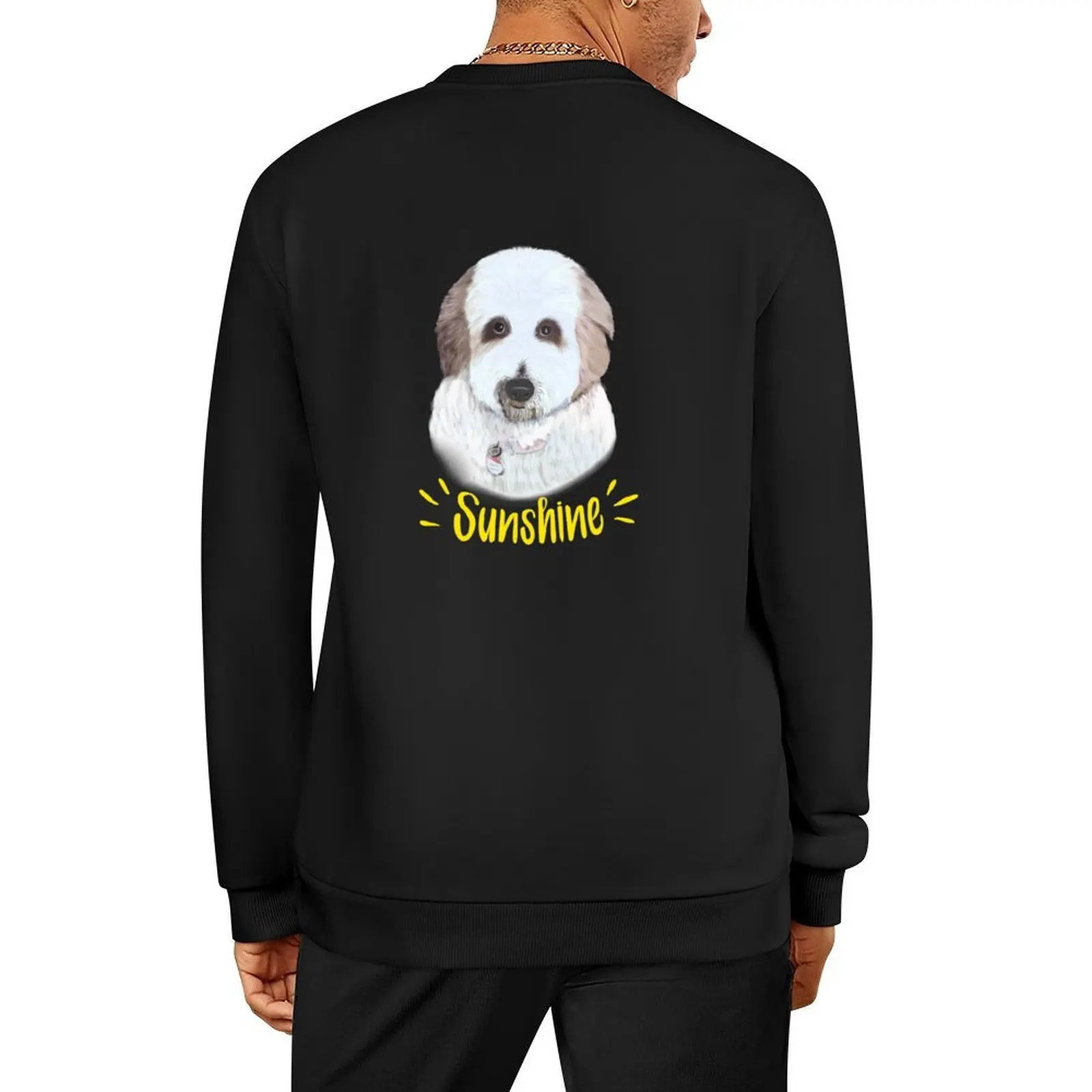 

Sunshine Pup Pullover mens clothes men wear blouse fashion men sweatshirt