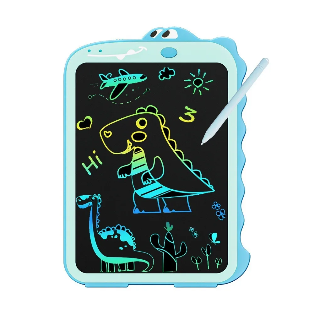 Learning Toys 8.5 Inch LCD Writing Tablet Electronic Graphics Erasable Drawing Board Colorful Doodle Pad Dinosaur Toys for Kids