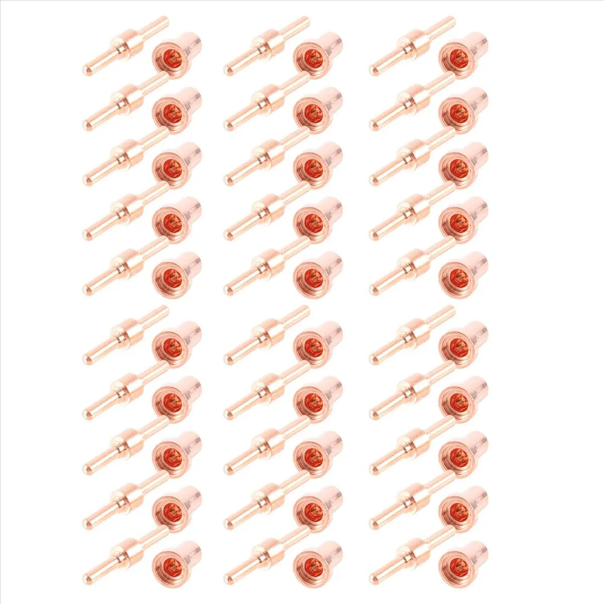 (A02R] 60pcs Extended Long Plasma Cutter Tip Electrodes&Nozzles Kit Consumable For PT31 LG40 40A Cutting Welder Torch