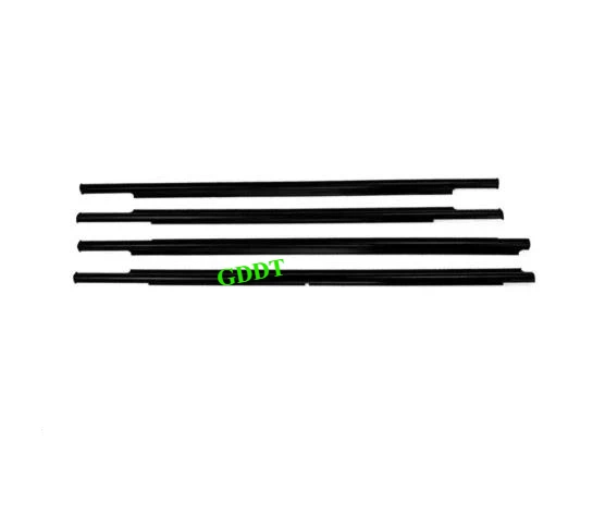 4 Pieces Moulding Belt Line Seal for Outlander 2013-2020 Window Glass Weatherstrip Protect Seal Rubber for Airtrek 5727A291