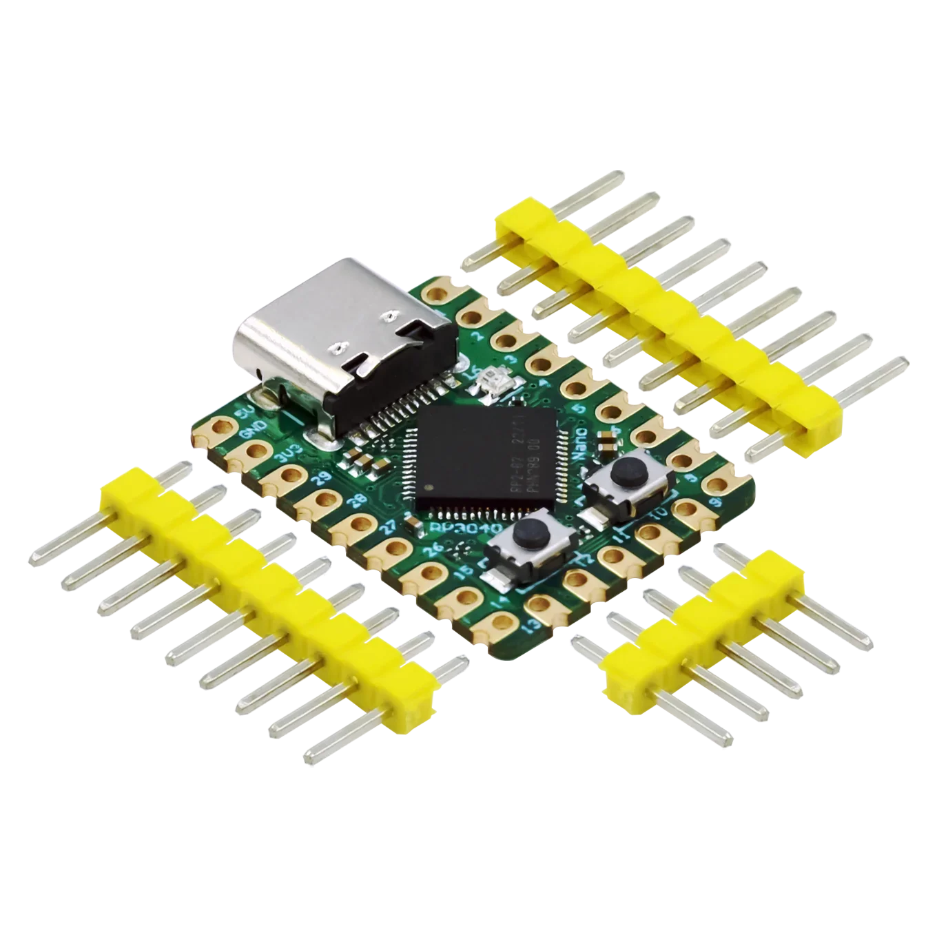 RP2040-Zero RP2040 for Raspberry Pi Microcontroller PICO Development Board Module Dual-core Cortex M0+ Processor 2MB Flash