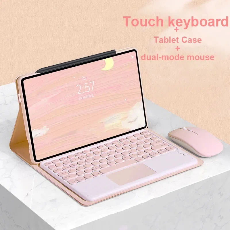 Imagem -02 - Capa de Teclado Trackpad com Mouse Livre Capa para Honor Pad x9 2023 11.5 x8 10.1 Pro 11.5 v6 10.4 v7 Pro v8 11 x8 Lite 9.7