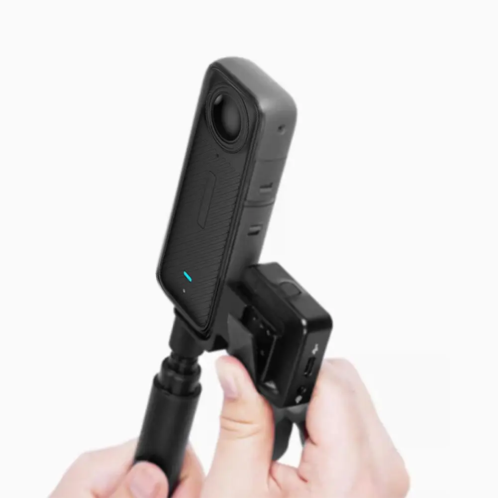 Per estensione microfono Insta360 X4 nero portatile leggero per accessori Insta360 X4 M1T8