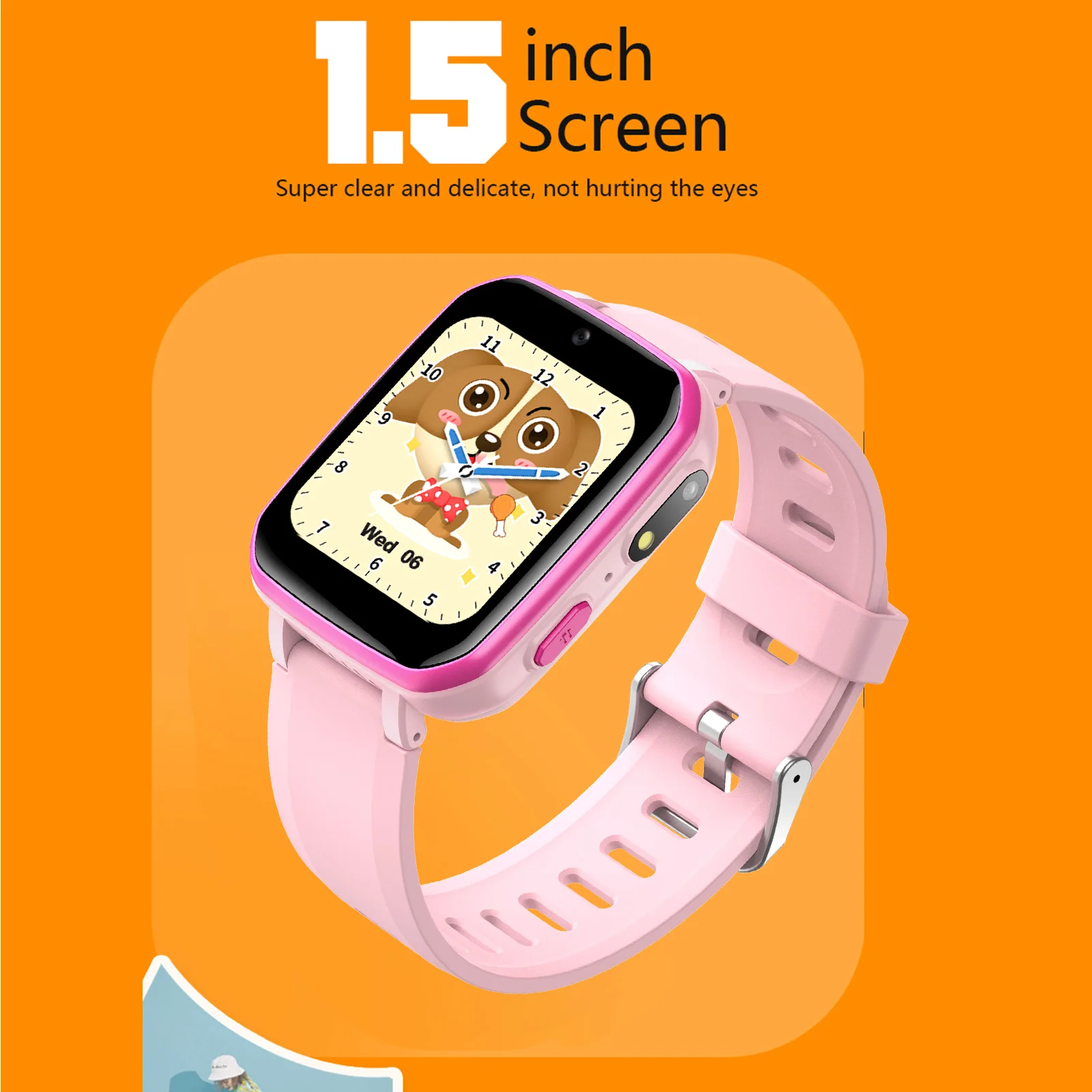 

Детские умные часы для мальчиков и девочек с настраиваемым циферблатом, шагомером, камерой и играми - идея подарка на день рождения