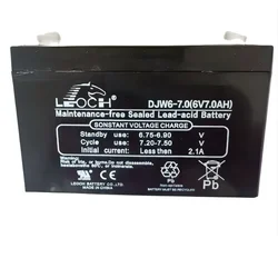 DJW6-7 6V 7.0AH Storage Battery Maintenance Free for Electric Vehicles 6V7AH