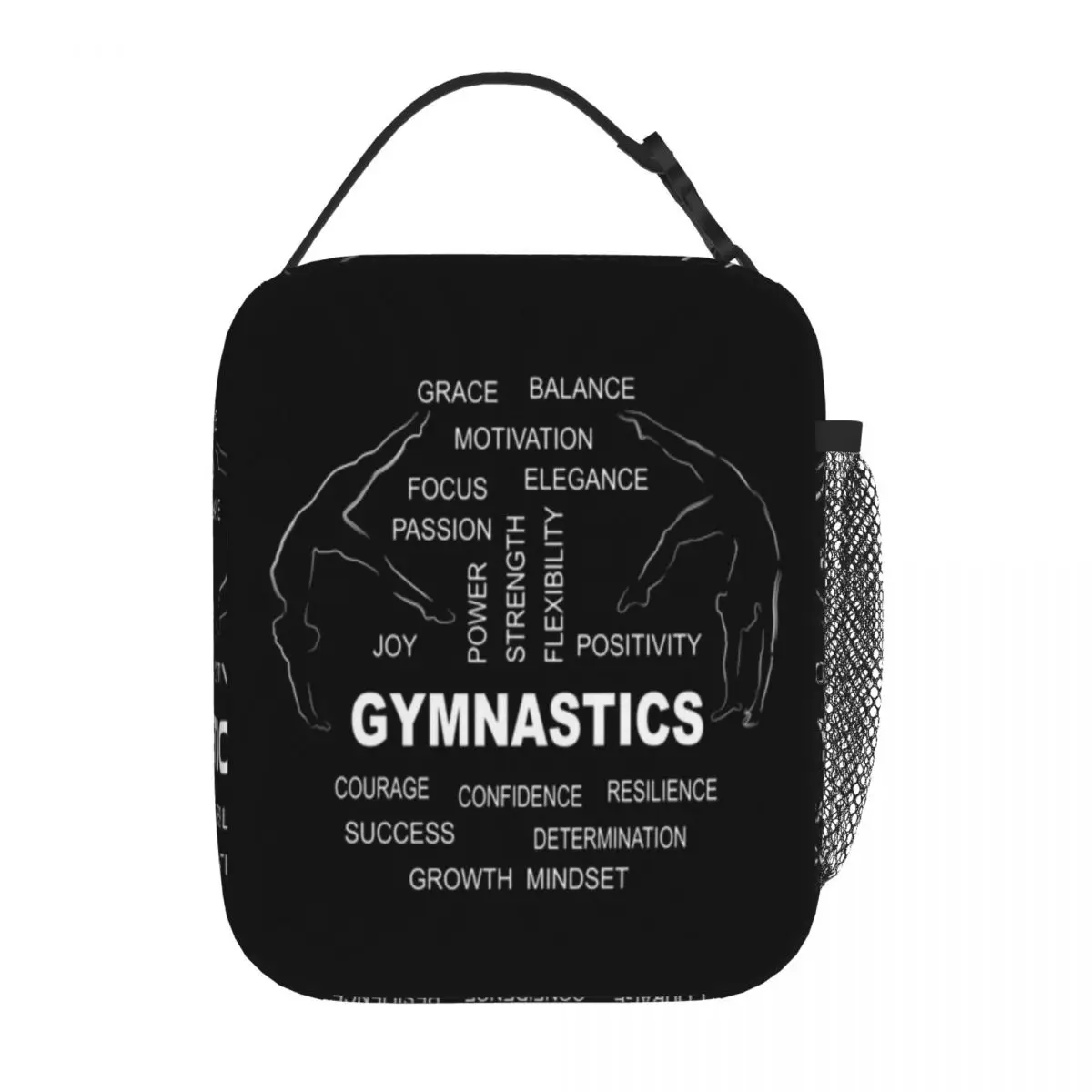Bestselling Gymnastics Motivation Inspiration For Gymnasts Plain Design Commuter Lunch Bag Seaside Lunch Lunch Bag