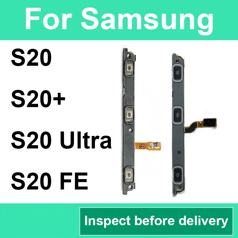 Power- und Lautstärketasten-Flexkabel mit wasserdichter Dichtung für Samsung Galaxy S20+ S20 Plus S20 Ultra S20 FE S20 Flexkabel