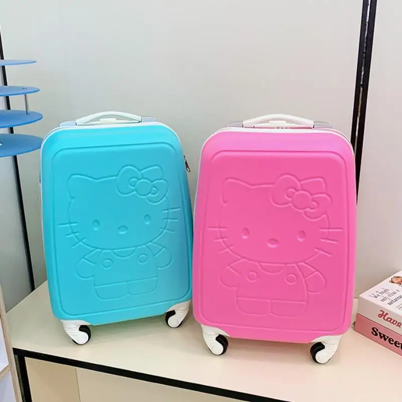 

Children Luggage Box Cartoon Hello Kittys Luggage Box 18 Inches Universal Wheel Travel Lighten The Burden Password Box Gift
