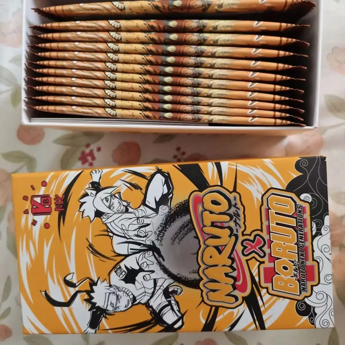 Naruto X Boruto Vol.1 Collectible Trading Card Booster Pack Anime Jiraiya Sketch SCP Rare Foil Blind Cards Hobby Toy for Anime