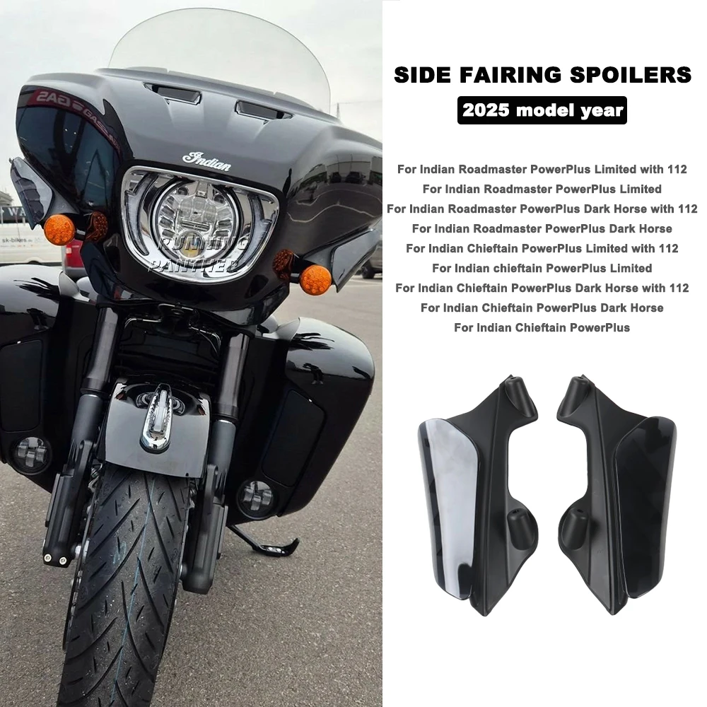 Per Indian Roadmaster PowerPlus Chieftain Limited Dark Horse con 112 2025 Moto Carenatura Laterale Spoiler Vento Deflettore Stampo
