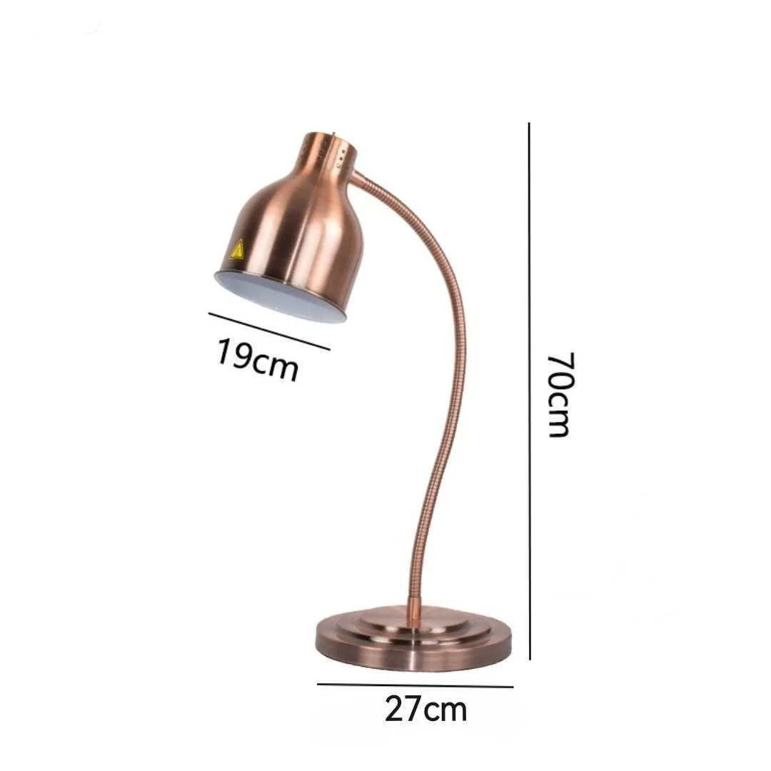 Double head buffet food insulation light food pizza display light hose light swing light heated barbecue Hotel Restaurant