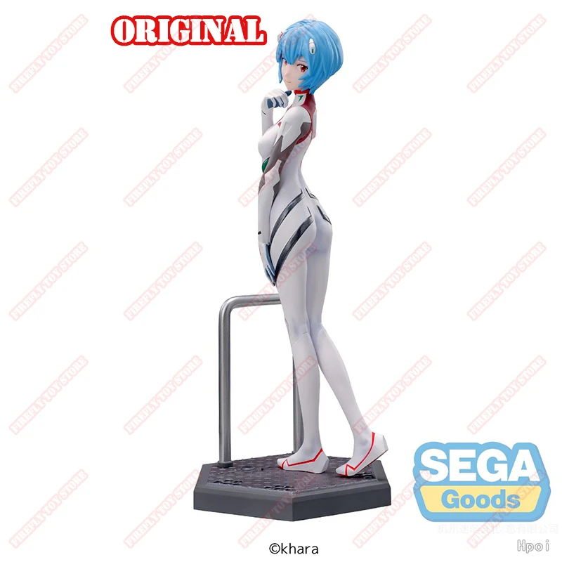 SEGA Goods Original Eva Thrice Upon a Time Animation Comic Peripheral Toys Ayanami Rei Anime Action Model Figure Collection