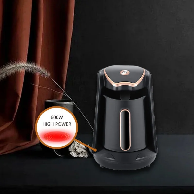 ماكينة القهوة التركية إبريق قهوة تركي إبريق قهوة كهربائي كوب قهوة صغير للاستخدام المنزلي ماكينة صنع القهوة