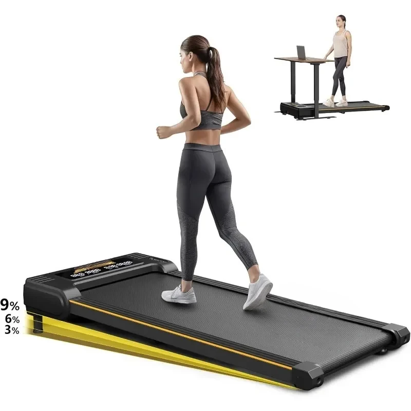 

Walking Pad treadmill with incline, under desk treadmill, portable treadmill for home office,walking and running