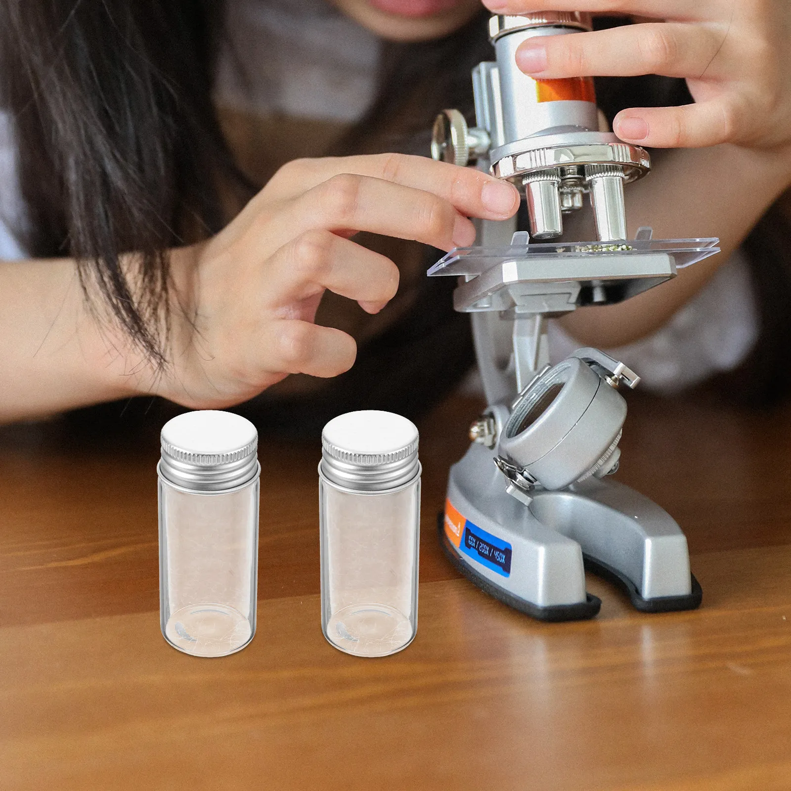 24Pcs Clear Glass Test Tubes with Caps 30Ml High Transparency Leakproof Sealing Convenient Storage Transport Science Lab