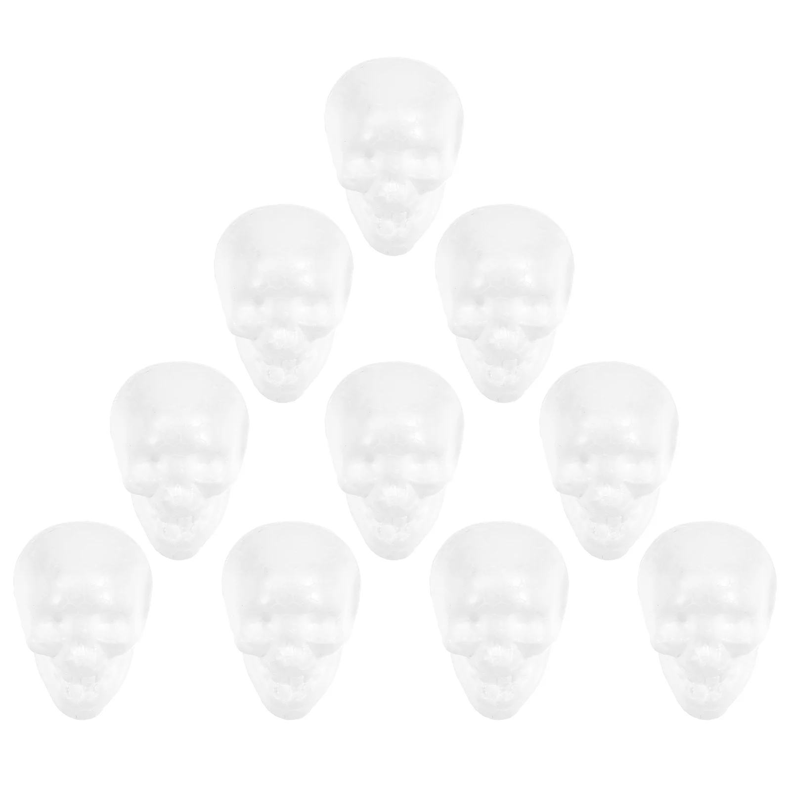 25 Pcs Pieces) Skull Heads Hanging Ornament Halloween Decorations Decorative Props Party Ornaments Unfinished Foams