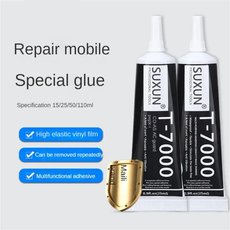 15-110ml T7000 Set Glue For Phone Repair Multipurpose Industrial Adhesive Craft Rhinestone Nail Frame Fix Screen Glass Glue