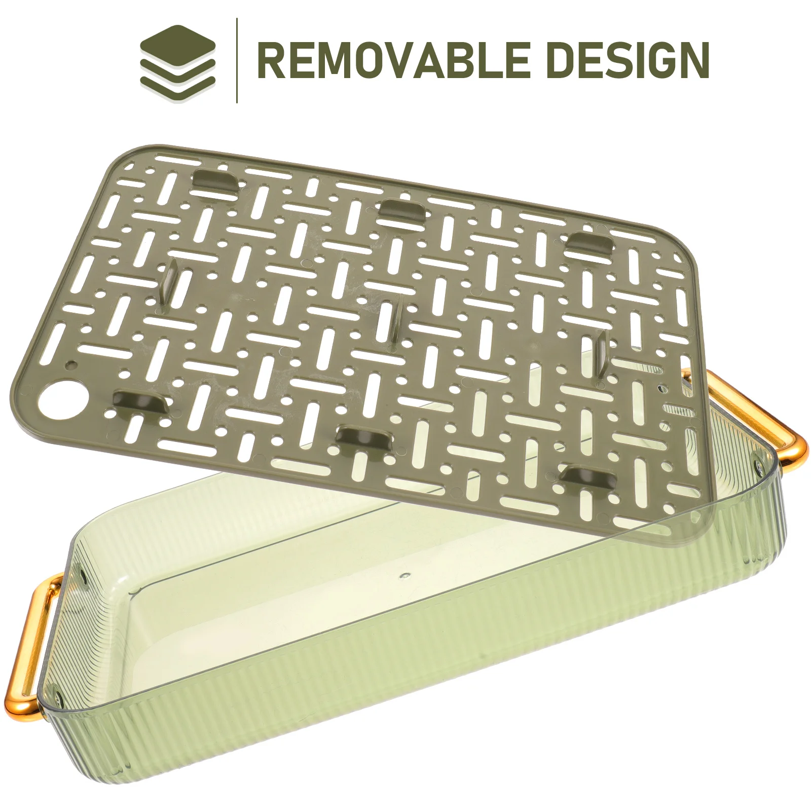 

Plastic Large Size Drain Board Cup Drying Rack Dish Tray Kitchen Counter ganizer Non Material Fruit