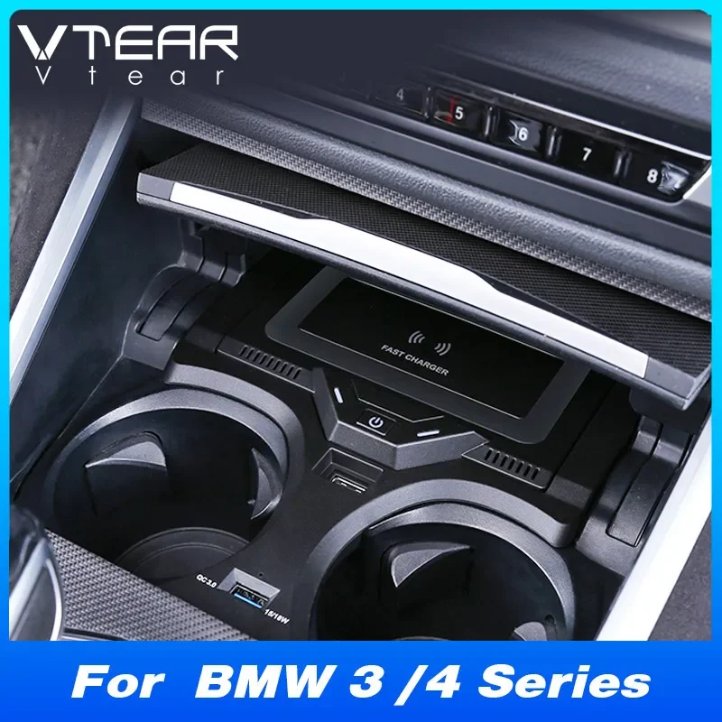 

For BMW 3 Series G20 G28 4 Series(2020-2024) Wireless Car Charger - Fast Charging Mobile Phone Panel Adapter |Interior Accessory