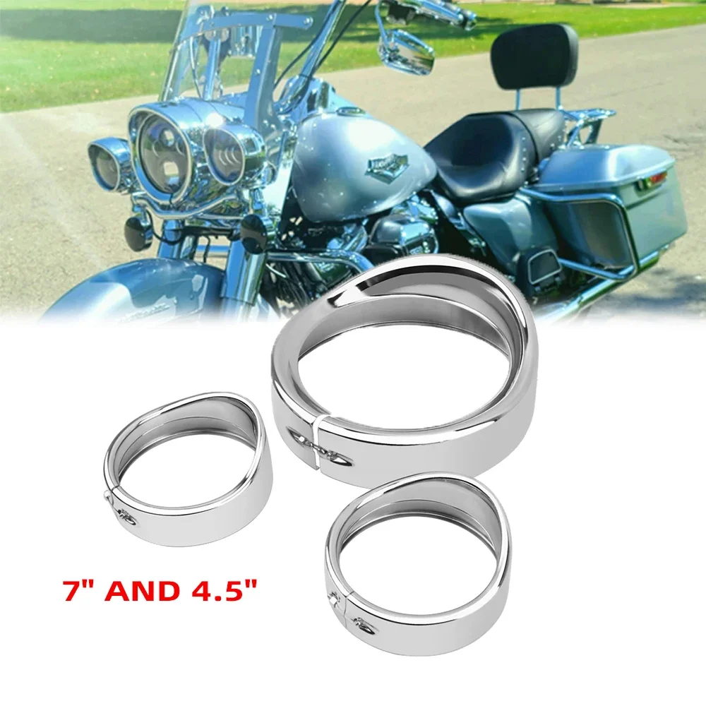 להארלי סיור כביש המלך אלקטרה Glide Softail FLD/FLH פנס אופנוע לקצץ 7 