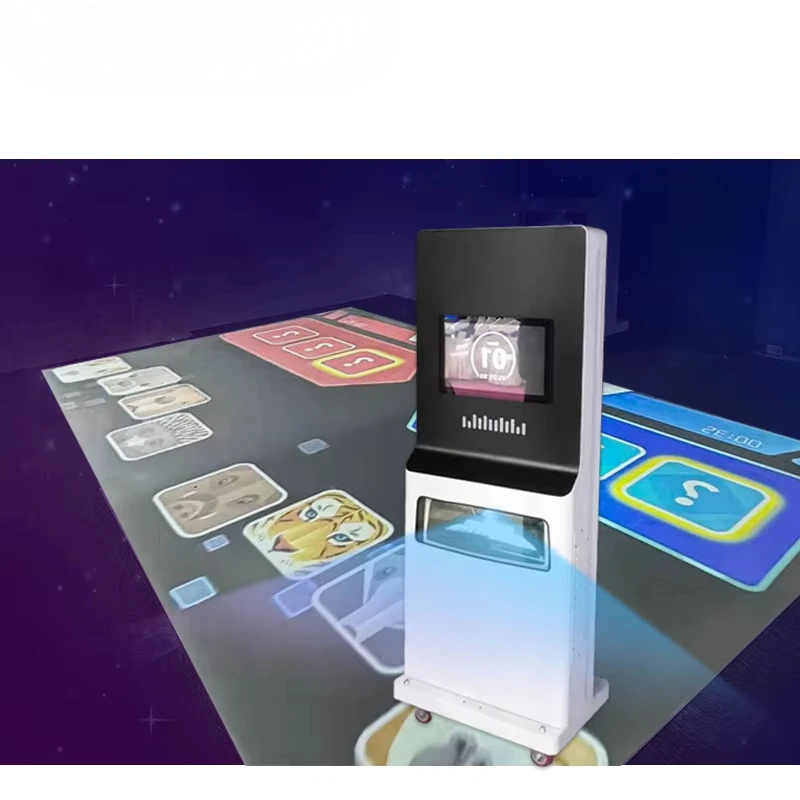 Projecteur de sol coule tout-en-un, jeu de réalité augmentée, jeu de projection de sol mobile coule