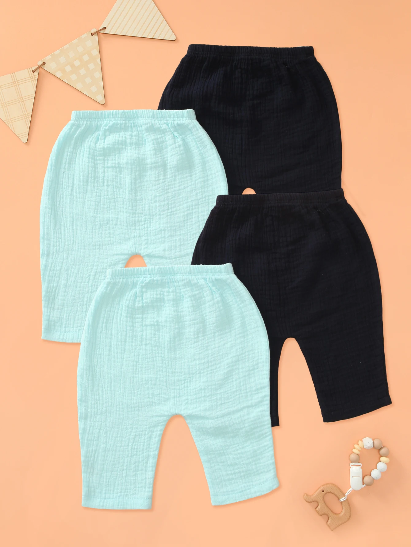 

4 упаковки милых однотонных детских штанов, спортивные штаны для малышей, леггинсы для бега для младенцев от 6 месяцев до 3 лет, мягкие хлопковые штаны для малышей