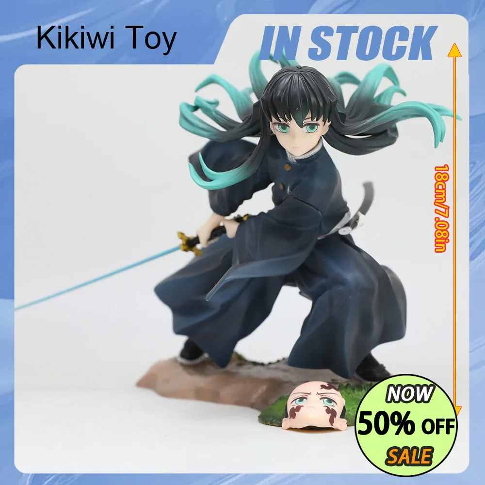

18 см Demon Slayer аниме Tokitou Muichirou экшн-фигурка Gk статуя фигурка модель коллекция кукол орнамент комната стол игрушки подарок