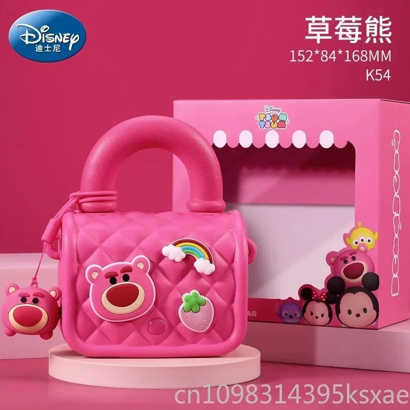 

Disney Lotso Design Handbag for Girls Children Toddlers Luxury EVA Crossbody Purse Outdoor Travel Daily Use
