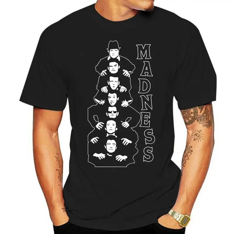 Madness T-Shirt Mens SKA 2Tone 2 Tone Records The Specials Top One Step Beyond Tee Shirt Male Hiphop Camouflage