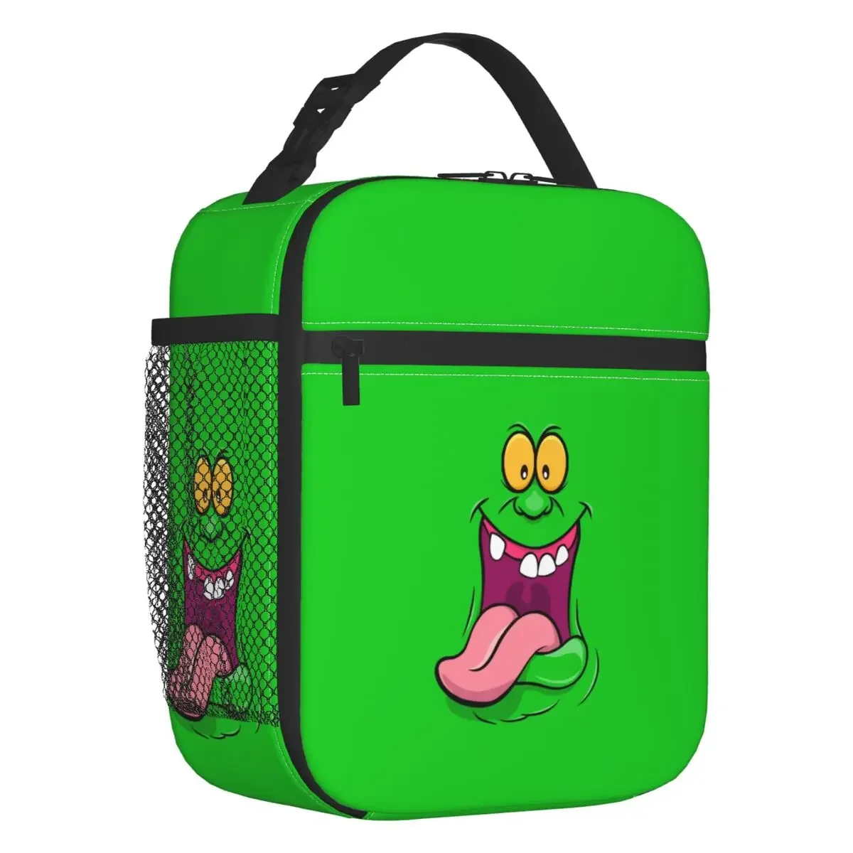 

Ghost Buster Slimer Thermal Insulated Lunch Bag Green Ghost Supernatural Movie Portable Lunch Container Multifunction Food Box