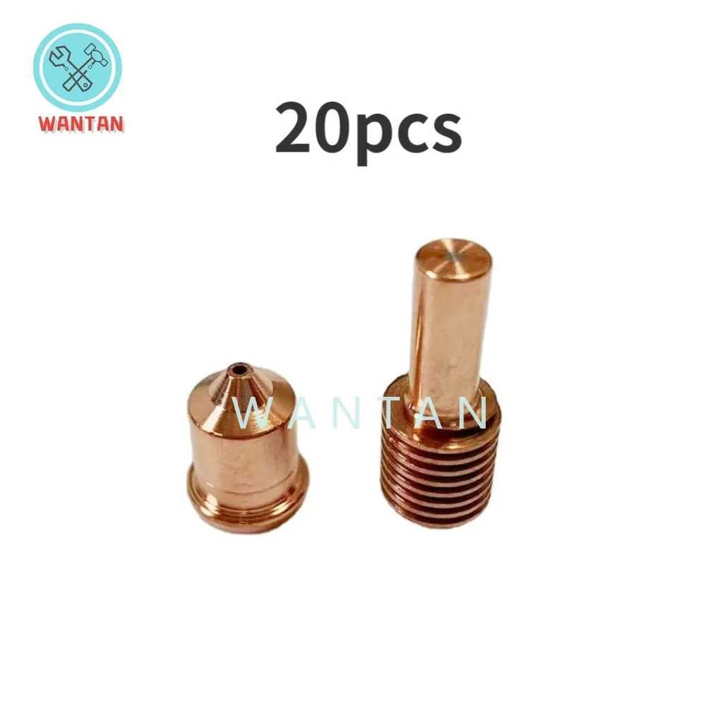 

20PCS Plasma Cutting Parts Plasma Torch Consumables Cutting Accessories 220671 Cutting Nozzle 220669 Electrode