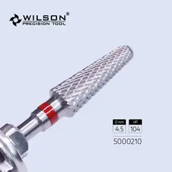 WilsonDental Burs 5000210-ISO 200 140 045 Tungsten Carbide Dental Burs for trimming Metal/Acrylic