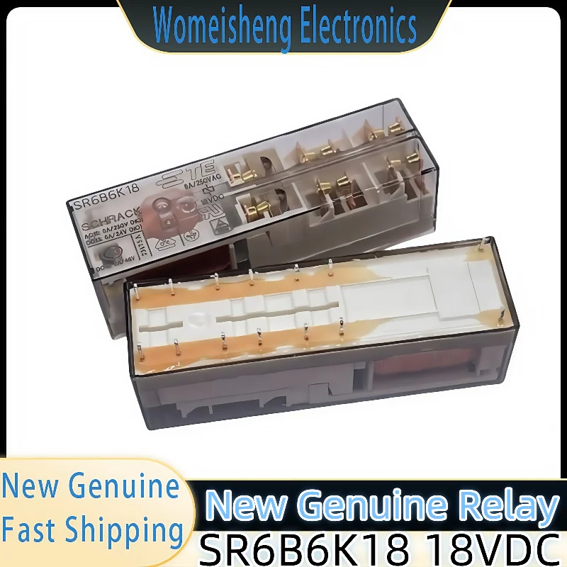 

New genuine SR6B6K18 18VDC relay 1PCS
