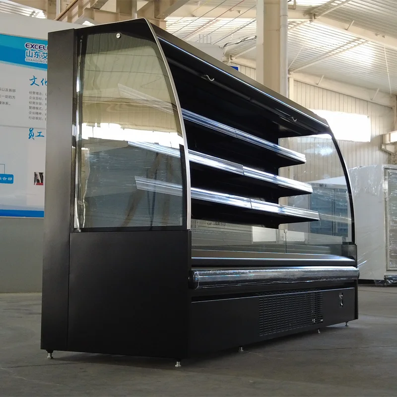 Customized Multideck Open Chiller Supermarket Beverage Display Fridge Drink Refrigerator Freezer Showcase Commercial