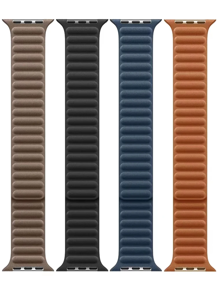 Bracelet pour bracelets de montre Apple 46mm 40mm 44mm 42mm 41mm 49mm 45mm, lien à boucle magnétique en tissu fin, Bracelet Correa 11 10 SE 9 8 7 6 5