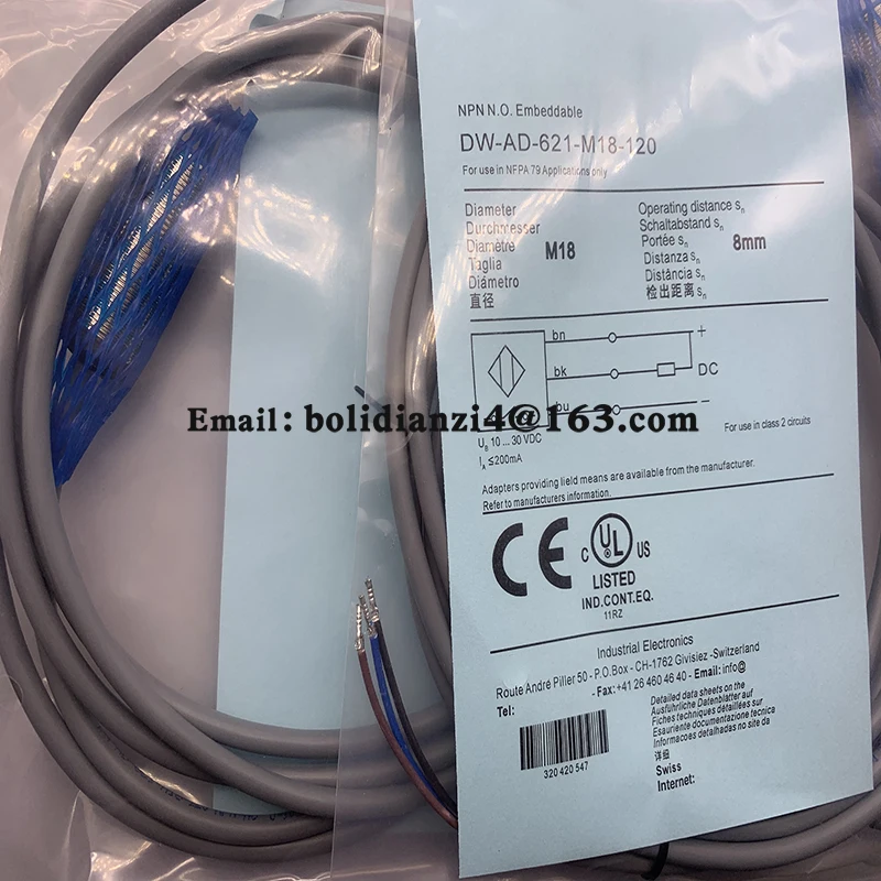 New sensor for proximity switch DW-AS-613-M18-002 DW-AS-623-M18-002 DW-AD-621-M18-120 In stock